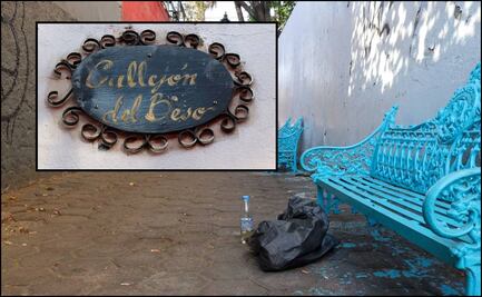 Callejón del Beso de la CDMX abandonado y en malas condiciones