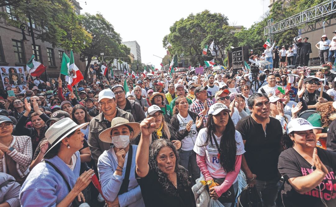 Organizaciones civiles convocan al voto en contra de la reforma judicial. ARCHIVO EL UNIVERSAL