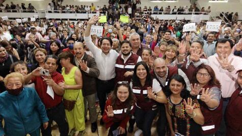 Inician gira por la CDMX los dirigentes de Morena: “Para que no vuelvan los gobiernos rateros”, dicen 