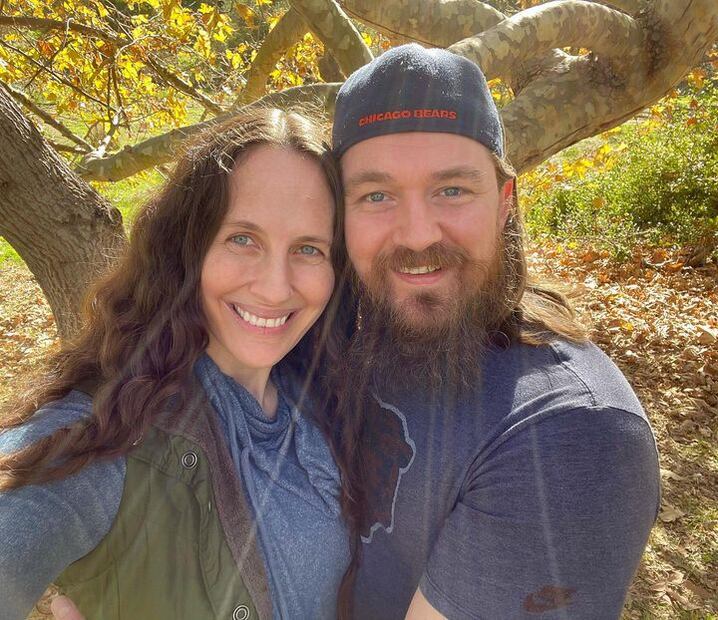 Mason Gamble y su esposa Sarah. Fuente: Instagram @masonwgamble