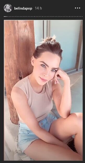 Belinda tiene el look perfecto para quedarte en casa