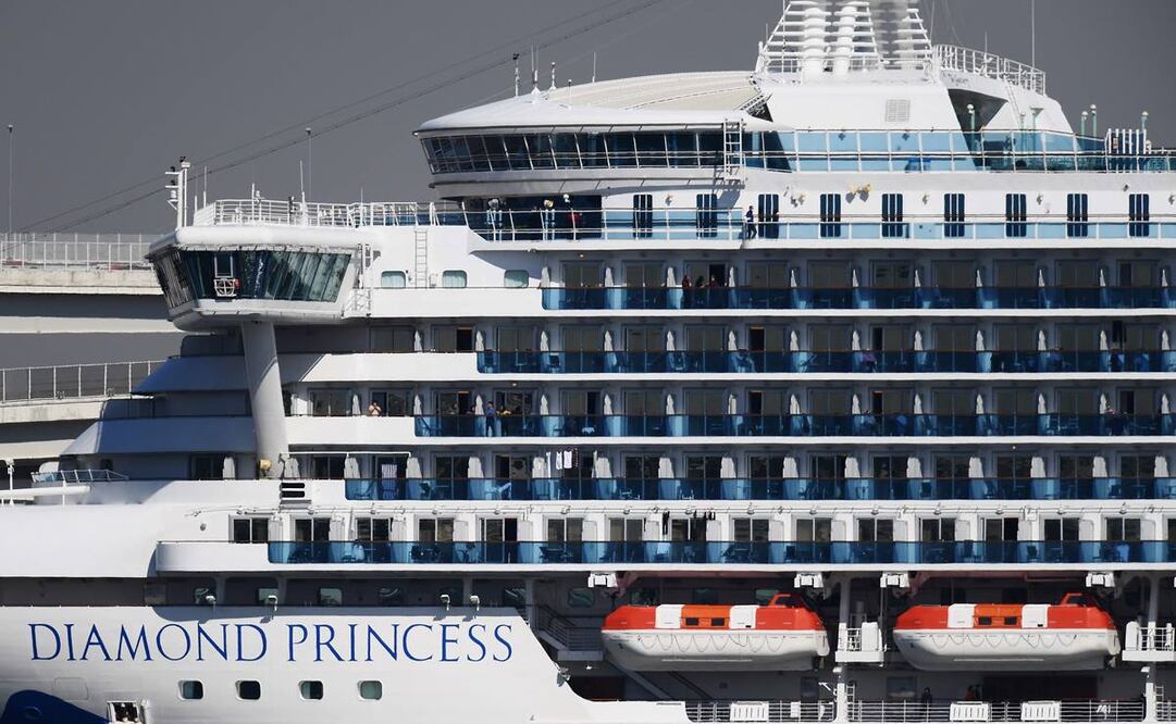 Crucero en Japón en cuarentena por el coronavirus (Fotos: AFP)