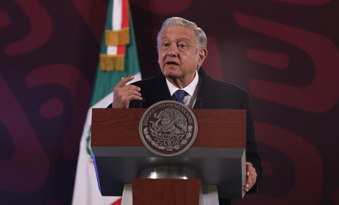 López Obrador en su mañanera del 19 de enero. Foto: Carlos Mejía / EL UNIVERSAL