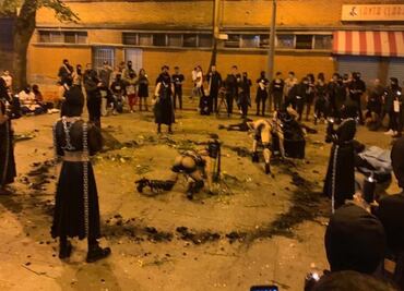 ¿Ritual satánico? Performance es confundido en Medellín con ceremonia