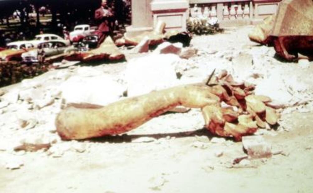 El día que se cayó el Ángel de la Independencia