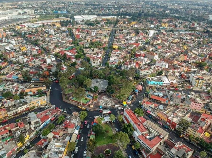 La colonia con forma de telaraña