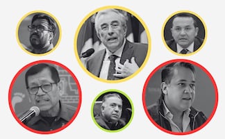 Dos detenidos, tres con licencia, uno “en funciones” y cuatro sin rastro; ¿dónde están los políticos acusados por EU?