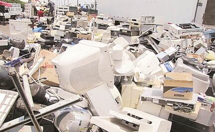 México genera 350 mil toneladas de desechos electrónicos al año