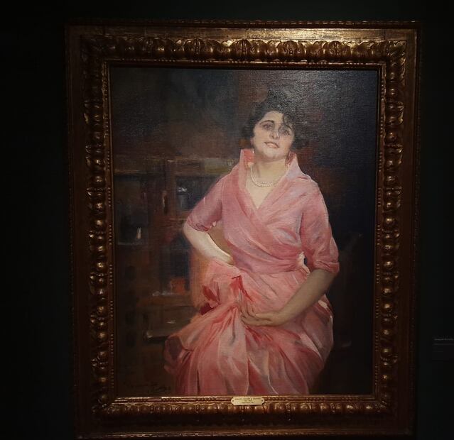 Esperanza Iris retratada por Joaquín Sorolla. La obra pertenece al Museo Kaluz. Foto: Frida Juárez Bautista/ EL UNIVERSAL