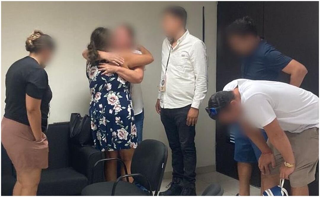 Rescatan a dos ciudadanos estadounidenses víctimas de extorsión telefónica. Foto: Especial