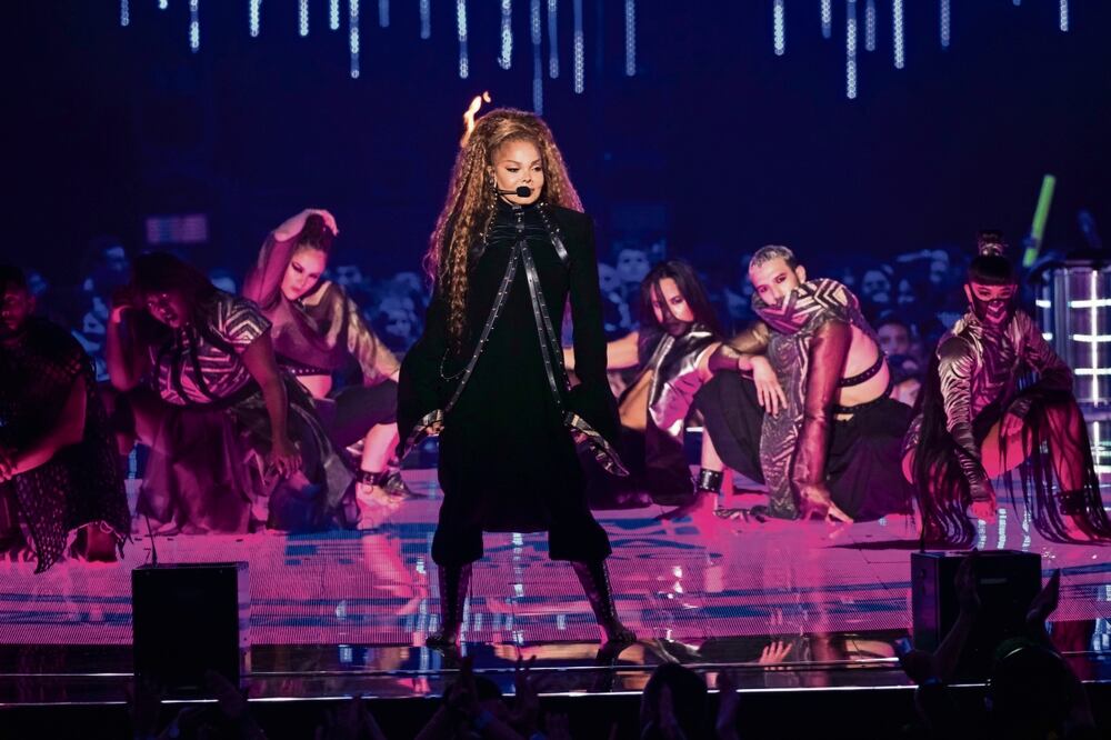 Janet pone espíritu joven en sus shows. Foto: AP