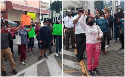 "¡No al tiradero!", protestan vecinos frente al ayuntamiento de Naucalpan