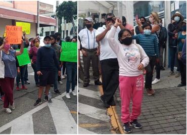 "¡No al tiradero!", protestan vecinos frente al ayuntamiento de Naucalpan