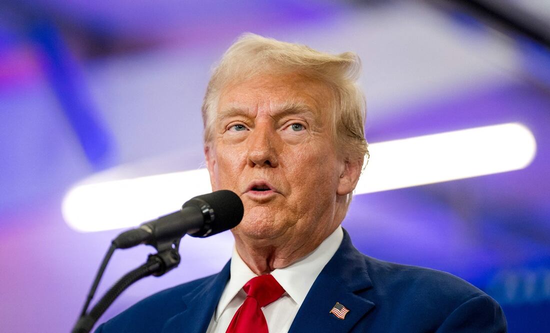 Donald Trump fue declarado culpable por un jurado popular de 34 cargos por falsificar registros para encubrir un escándalo sexual. Foto: AFP