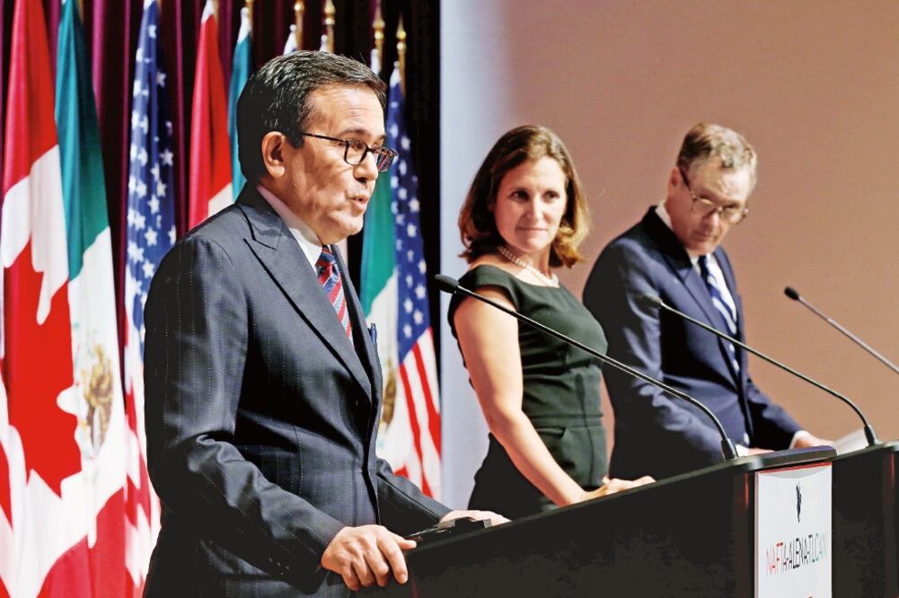 La estrategia de EU en la renegociación es no anunciar el cierre de diversos capítulos en espera de resolver los temas de mayor controversia. (ARCHIVO EL UNIVERSAL)