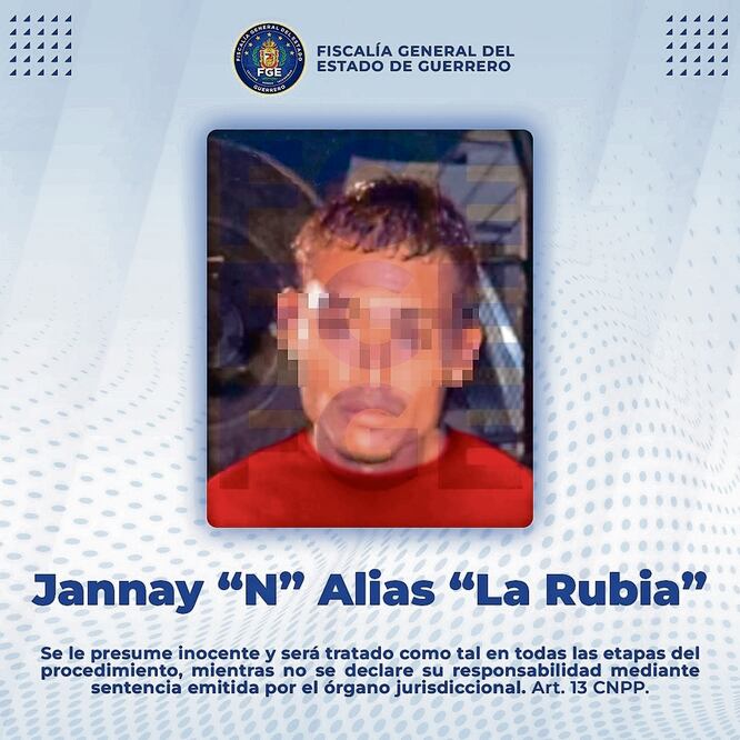 Jannay “N” f ue vinculado a proceso por el homicidio de José Alfredo Cabrera Barrientos. Foto Especial