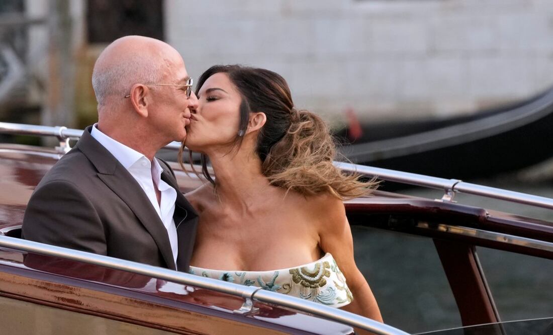 Boda de Jeff Bezos y Lauren Sánchez en Venecia, Italia. (27/06/25) Foto: AP