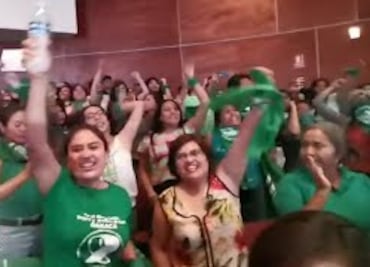 Así festejaron la despenalización del aborto en Oaxaca
