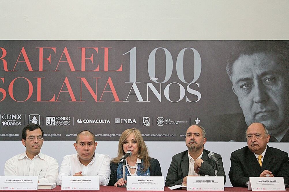 Participaron Tomás Granados, Claudio R. Delgado, María Cortina y Mauricio Molina, entre otros (EDUARDO MAGAÑA. EL UNIVERSAL)