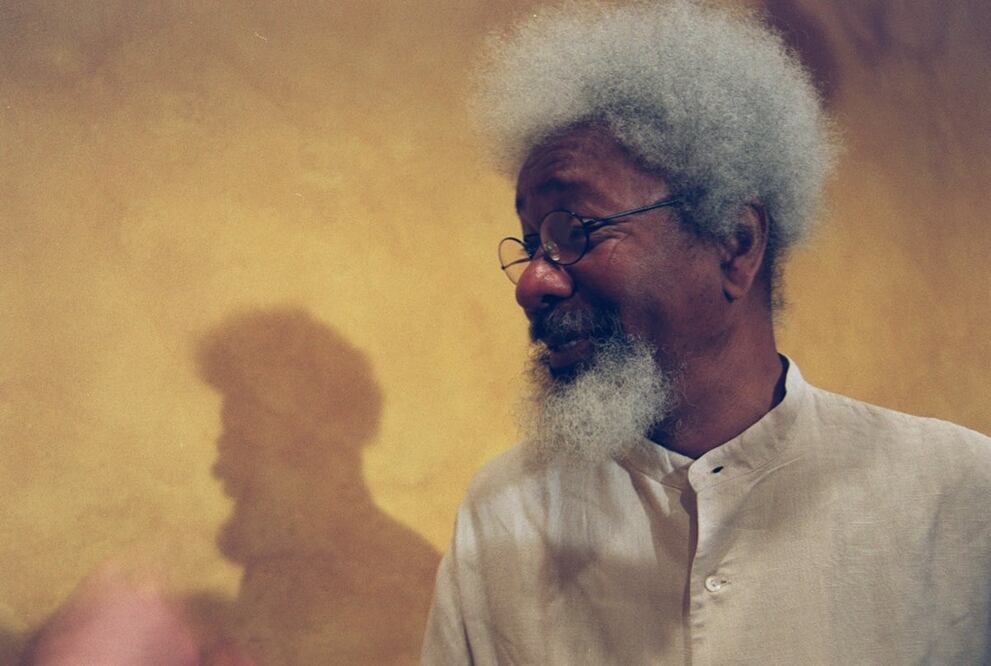Wole Soyinka-2003, en Puebla. Foto: El Universal, Eduardo Loza, archivo