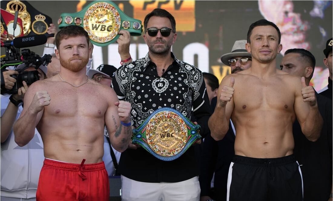 La trilogía Canelo vs Golovkin se vivirá en Las Vegas / FOTO: AP