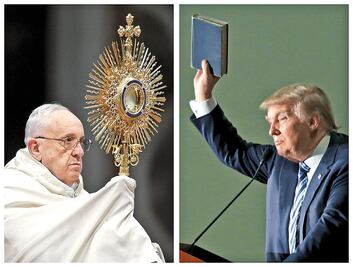 Se confrontan el Papa y Trump por muro