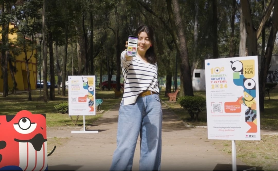 Este viernes el Instituto Nacional Electoral (INE) inició a la Consulta Infantil y Juvenil. Foto: INE