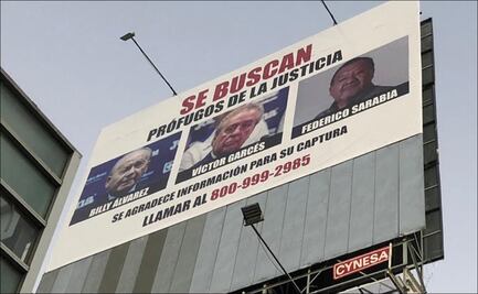 Piden información del prófugo 'Billy' Álvarez en un espectacular