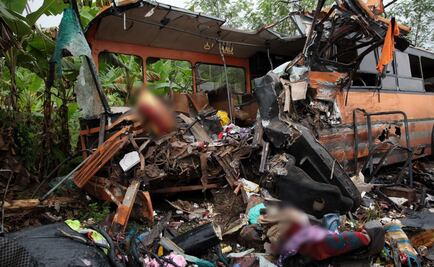 Al menos 65 muertos deja choque frontal de dos autobuses en Ghana