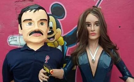 Kate del Castillo y "El Chapo" inspiran nuevas piñatas