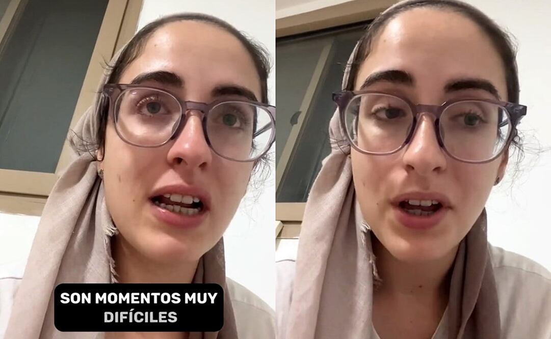 Hannah Abutbul dejó su vida en México para vivir en Israel. Foto: TikTok @aishlatinocom