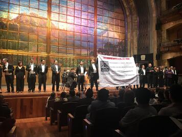 Sinfónica Nacional rechaza en un concierto “proselitismo religioso” en Bellas Artes 