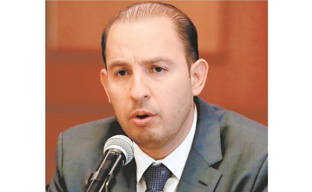 Marko Cortés llamó mentiro-so y corrupto a Morena. Foto: ARCHIVO EL UNIVERSAL