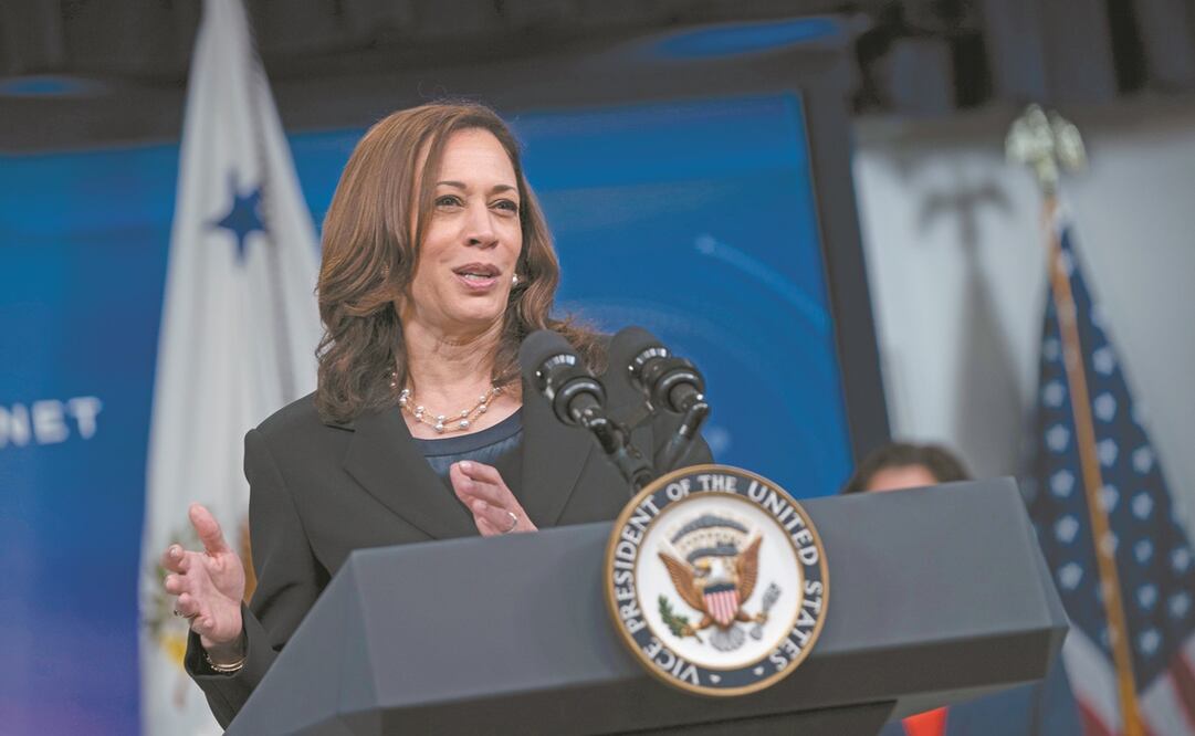 La vicepresidenta Kamala Harris el pasado jueves, en Washington. Foto: ARCHIVO EFE