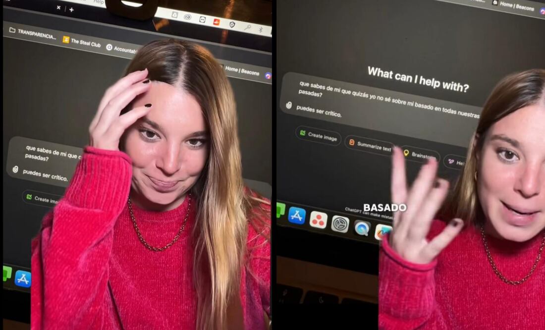 Descubre cual es la pregunta que debes hacerle a la IA para saber que tanto te conoce. Foto: TikTok @mimiworkerbestie