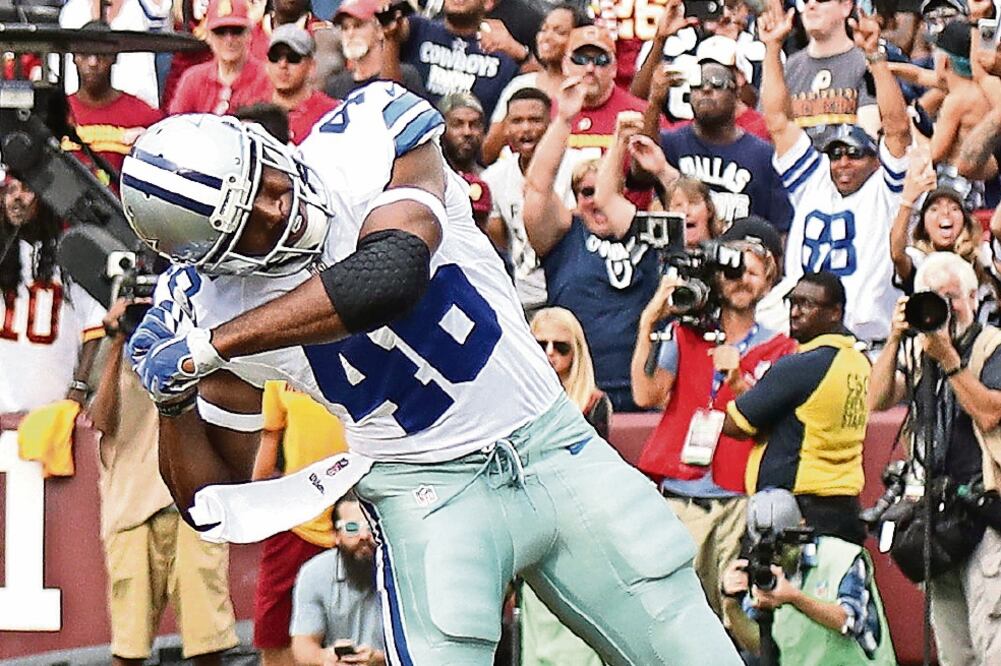 Alfred Morris venció a los Redskins, su ex equipo (GEOFF BURKE. USA TODAY SPORTS)