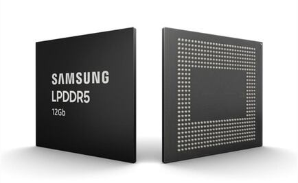 Samsung empieza a producir su chip de memoria RAM LPDDR5 de 12 GB