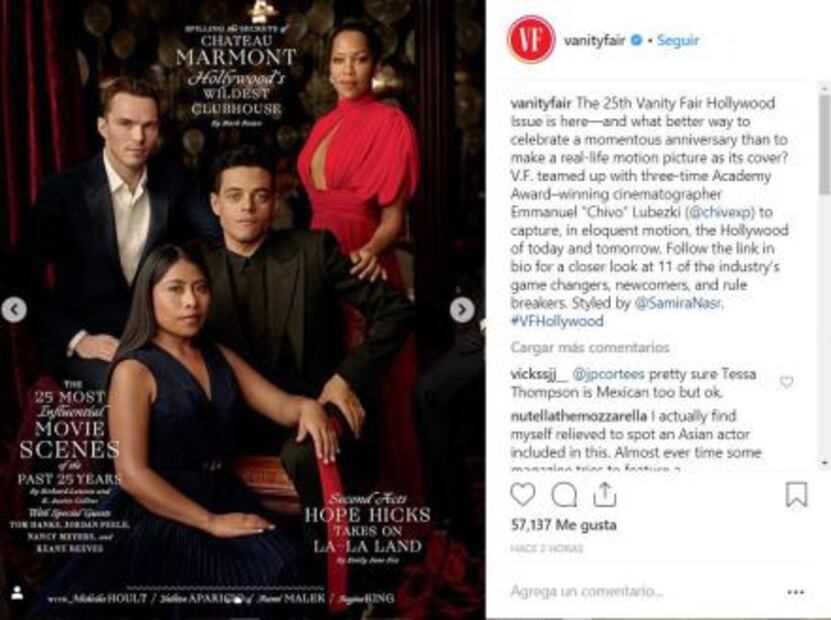 Yalitza Aparicio posa para la revista "Vanity Fair"