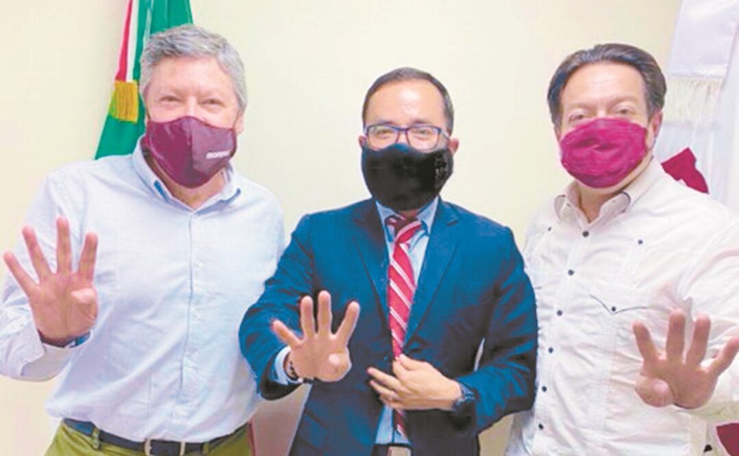 Héctor Ulises García, Víctor Hugo Romo y Mario Carrillo participaro n en la maratónica sesión. Foto: ESPECIAL