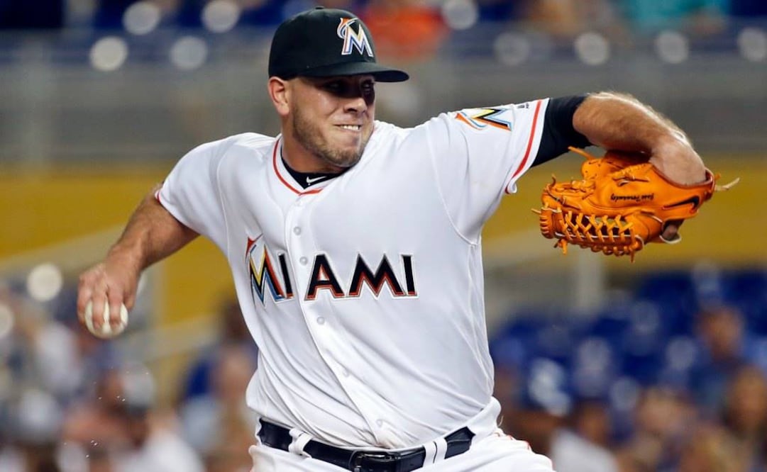 Imagen de archivo del 9 de septiembre de 2016, en la que José Fernández lanza en un juego contra los Dodgers de Los Angeles. Foto: AP