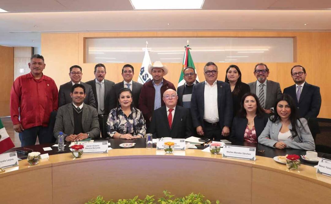 Diputados reciben a David Colmenares. Foto: Especial