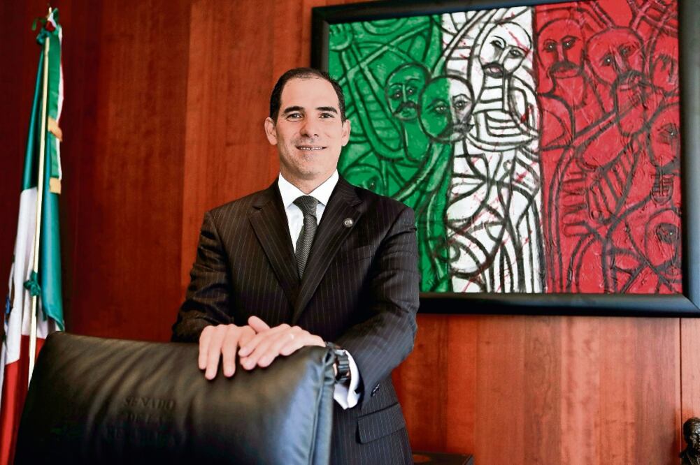 El presidente del Senado, Pablo Escudero, explicó que la Cámara Alta quedó entre los tres sujetos obligados mejor evaluados de 862 instituciones. (ARCHIVO EL UNIVERSAL)