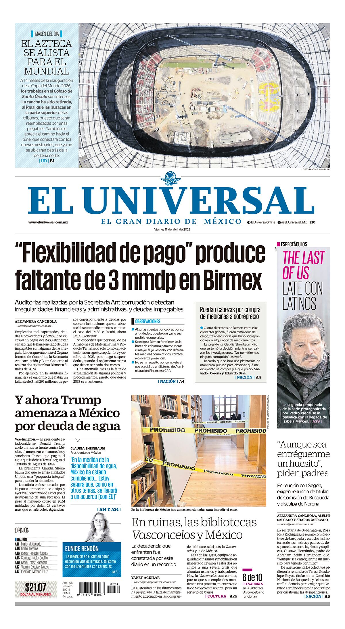 Portada impresa