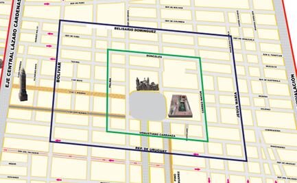 Las calles del Centro Histórico que cerrarán por festejos patrios