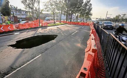 La Zaragoza, una calzada de socavones