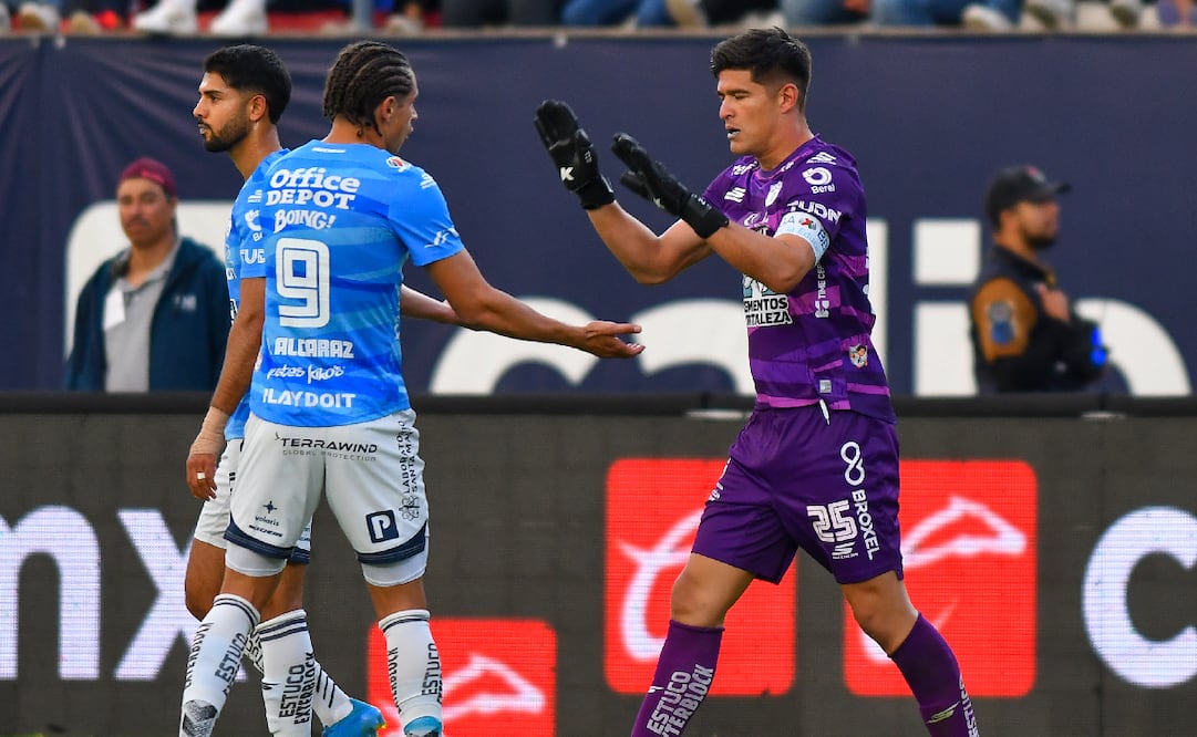 Carlos Moreno festeja el gol del empate en San Luis / Foto: Imago7