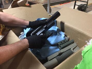 Policía Federal asegura 7 lanzagranadas en Michoacán