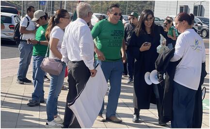 ¡Claudia, la justicia no se vota!, protestan contra Reforma Judicial en Guanajuato; participan más de 300 juzgadores