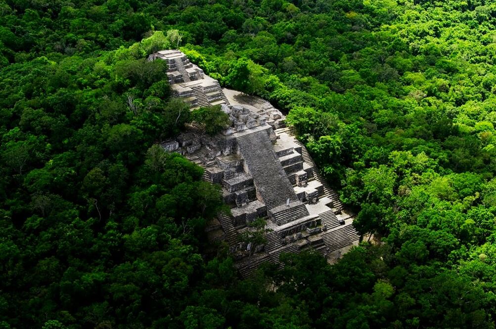Calakmul fue declarada Bien Mixto (natural y cultural) e incluida en la Lista del Patrimonio Mundial por la Unesco, en 2014. (Foto: Cortesía Turismo de Campeche) 