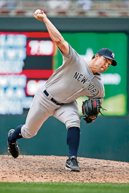 Tommy Kahnle, uno de los nuevos relevistas de los neoyorquinos (BRUCE KLUCKHOHN. AP)